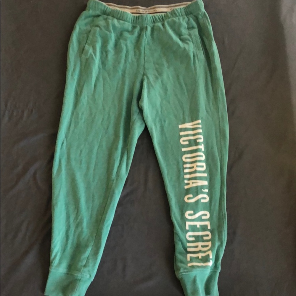Victoria’s Secret green joggers/sweatpants